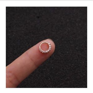 Huggie hoop, 6mm (single)